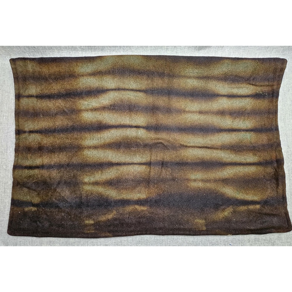 VINTAGE Chase Blanket 43x29 Horse Hair Heavy Rustic Primitive Camp Throw Buggy